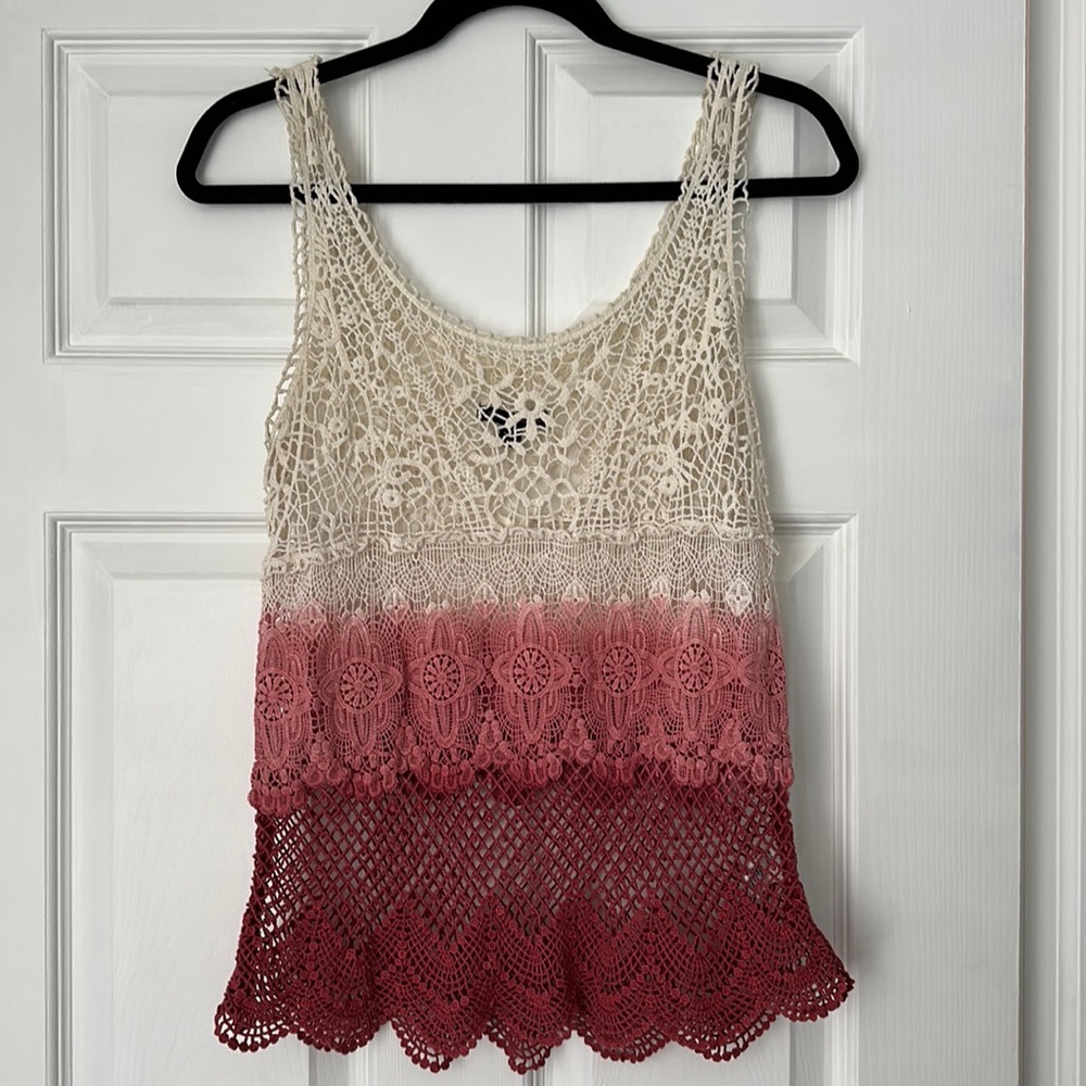 Crochet tank top